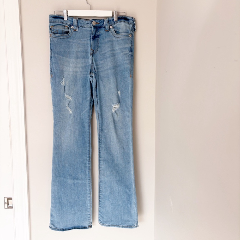 True Religion Blue Boot Cut Jeans Classic Style